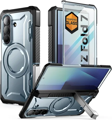 Miniatura 15 de SUPCASE Funda para Samsung Galaxy Z Fold 7 con Soporte (UB Grip), [Compatible con MagSafe] [Protector de Pantalla de Vidrio Templado Integrado]