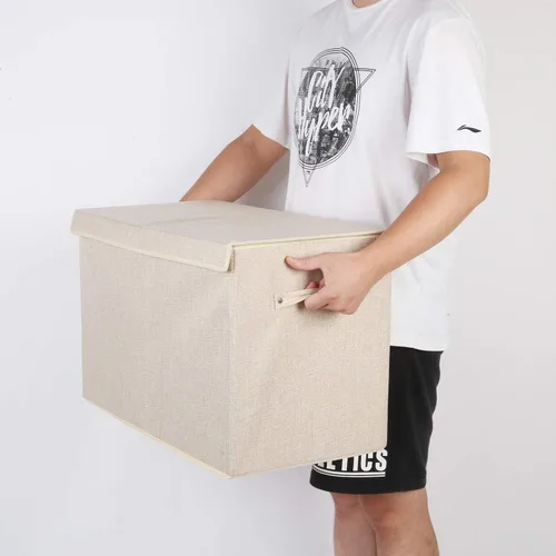 Miniatura 4 de Paquete de 2 cajas grandes de almacenamiento para juguetes con tapa abatible, resistentes cajas de almacenamiento de juguetes para niños, niñas
