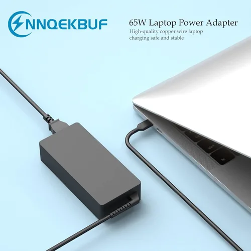 Miniatura 6 de NNQEKBUF Cargador universal para portátil USB C de 45 W y 65 W, compatible con HP Chromebook, Dell, Lenovo, Acer, Asus, Samsung Galaxy, Google