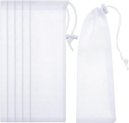 Trampas de pelusa para lavadora, trampas de malla de nailon para el hogar, lavadora, sistemas de drenaje, filtro de mangueras de descarga, 9.4 x 3.1