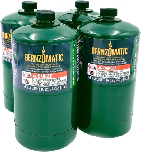 Bernzomatic Cilindros de gas propano para acampar de 16 onzas (paquete de 12)