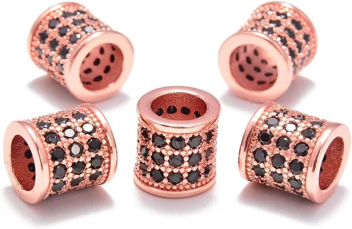 Miniatura 13 de AD Beads Pulsera de cuentas de zircón con tachuelas de strass