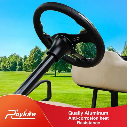 Miniatura 7 de Roykaw Adaptador de dirección para carrito de golf compatible con Club Car DS Negro