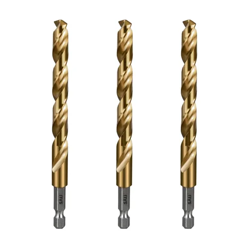 Miniatura 12 de Juego de brocas de cobalto SALI, paquete de 20 piezas de 5/64 pulgadas de acero de alta velocidad con vástago hexagonal brocas Jobber, para madera