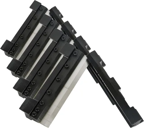 Miniatura 12 de KAKA INDUSTRIAL BDS-4, Juego de matrices de freno de tornillo de chapa de 4 pulgadas, montaje de tornillo de banco magnético