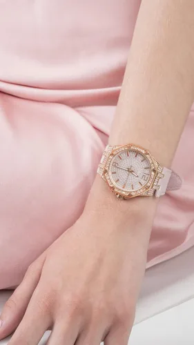 Miniatura 6 de GUESS Ladies Sport Crystal Octagonal 39mm Watch