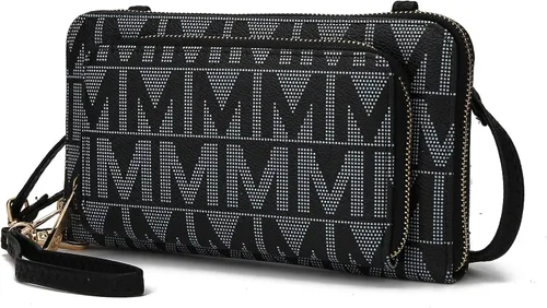 Miniatura 22 de MKF Collection Bolso cruzado para mujer, diseño de mensajero, cartera de mano