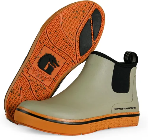 Miniatura 87 de Gator Waders Botas de campamento para hombre, zapatos impermeables hasta el tobillo para lluvia y barro, pesca, caza y ropa de campamento