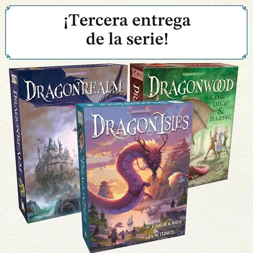 Miniatura 2 de DragonIsles – Juego de mesa de aventura familiar de fantasía para 2-5 jugadores, a partir de 10 años – ¡Un viaje de tierras lejanas y fortunas!