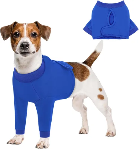 Queenmore Manga de recuperación para la pierna delantera de los perros, mangas de recuperación para perros, traje de recuperación quirúrgica para