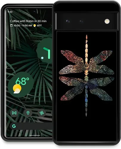 Miniatura 23 de ZHEGAILIAN Funda compatible con Google Pixel 7, diseño de esqueleto de encaje gótico victoriano, diseño de esqueleto de silicona suave, TPU