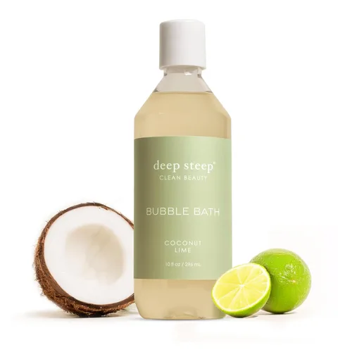 Deep Steep Baño de burbujas, 10 oz (Coconut Lime)