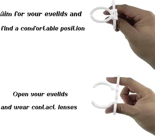 Miniatura 3 de SHANPIN Lentes de contacto de color - Herramienta de inserción sin complicaciones para mayor comodidad y precisión, lente de contacto