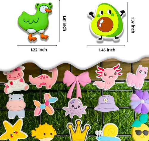 Miniatura 2 de Lindos dijes Kawaii para zapatos deportivos, 30 100 unidades, para adolescentes, niñas, niños, decoración de fiesta, regalos, accesorios