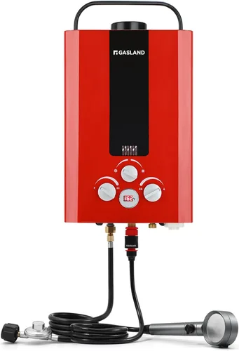Miniatura 12 de GASLAND Outdoors Calentador de agua sin tanque de propano, 1.58 GPM 6L Calentador de agua portátil a gas, Protección contra sobrecalentamiento