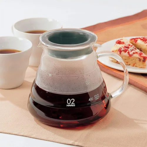 Miniatura 4 de Hario V60 "Clear" Jarra de vidrio para servir, 600 ml
