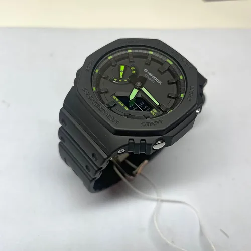 Miniatura 5 de G-Shock GA2100-1A3 - Reloj neón con acento color verde NegroVerde Digital