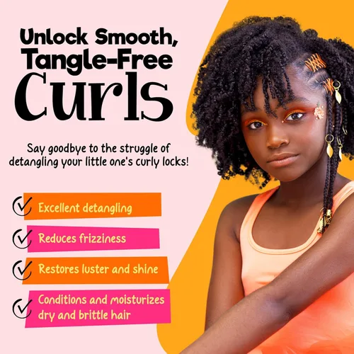 Miniatura 2 de Ccurlykids conjunto mixto de pelo Haircare Super desenredante champú acondicionador de 8.0 ounce, 8.0 ounce, spray 6.0 ounce, rizado Crème