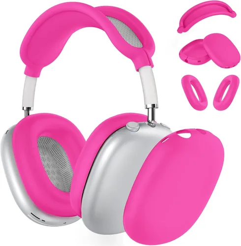 Miniatura 14 de Funda rígida para AirPods Max con modo de sueño, funda de transporte para auriculares con almohadillas de silicona para AirPods