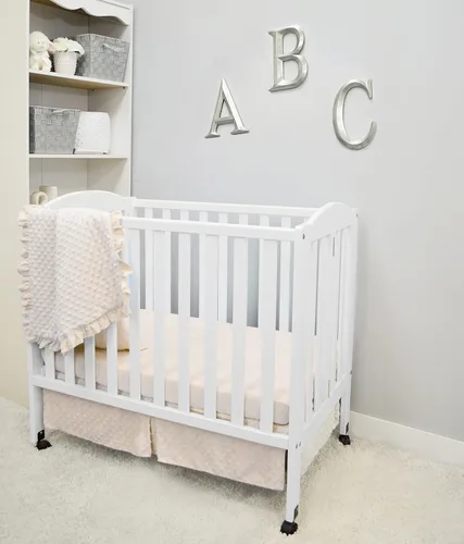 Miniatura 11 de American Baby Company Heavenly Soft Minky Dot - Juego de ropa de cama de 3 piezas para cuna, color azul, para niños y niñas
