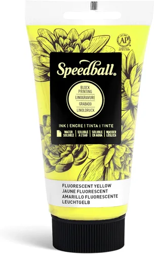 Miniatura 38 de Speedball Tinta de impresión en bloque soluble en agua 3815 – Color intenso con acabado satinado AP no tóxico 8 onzas líquidas, peltre