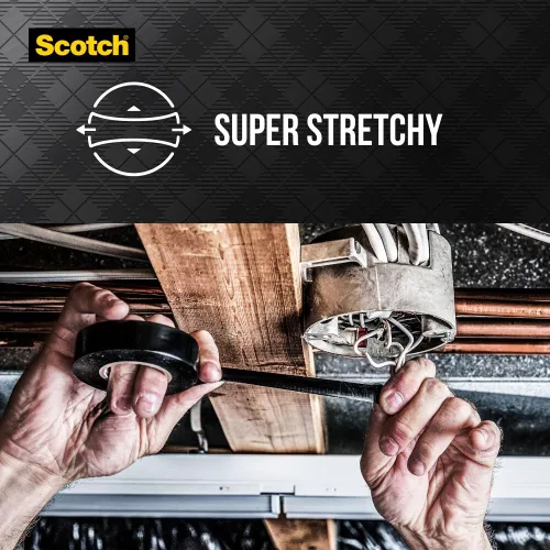Miniatura 5 de Scotch 3M 700 Cinta eléctrica, 3/4 pulgadas x 66 pies x 7 mil, cinta aislante de vinilo para una excelente protección mecánica, para aislamiento