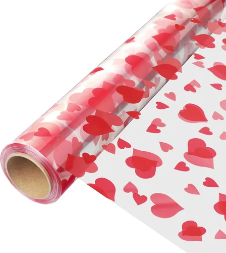 Miniatura 7 de JOYIT Rollo de celofán transparente de 220 pies (35 pulgadas x 220 pies), rollo de celofán de 3 mil de grosor, bolsas de celofán grandes, papel