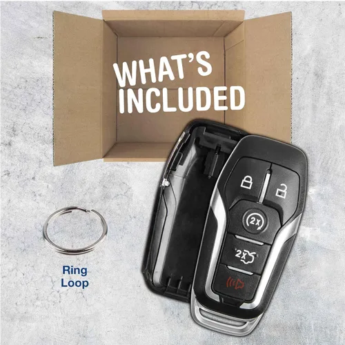 Miniatura 5 de KeylessOption Keyless Entry Remote Smart Key Fob Shell Case para Ford Fusion Mustang Edge M3N-A2C31243800