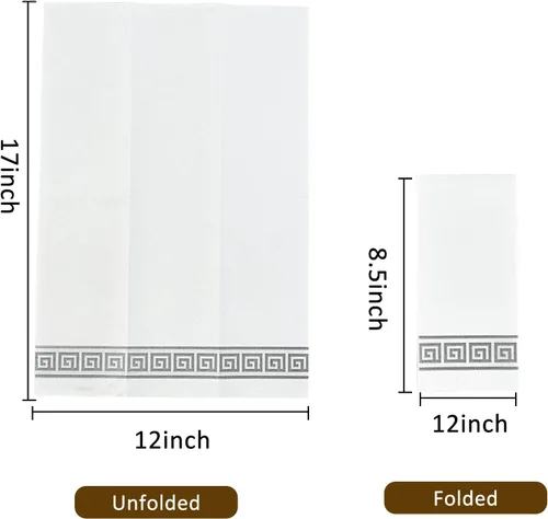 Miniatura 2 de LITOPAK Paquete de 200 toallas de mano de papel para baño, toallas de invitados desechables y servilletas de papel desechables para el baño, cocina