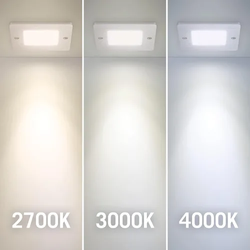 Miniatura 7 de Armacost Lighting Perfil bajo cuadrado debajo del gabinete LED Puck Light 2700K 218211 3000k