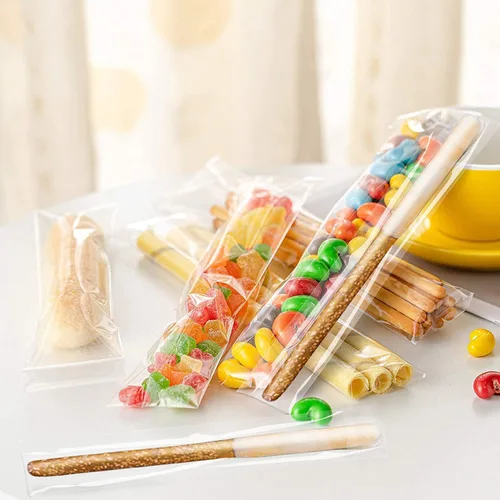 Miniatura 7 de 200 bolsas de violonchelo transparentes resellables de 3 x 9 pulgadas para galletas de panadería, dulces, joyas, manualidades, velas, regalo