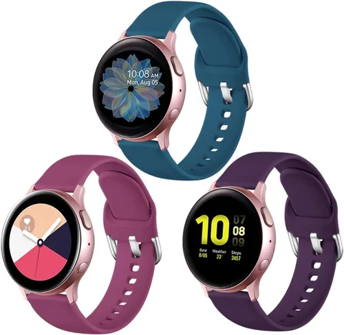Miniatura 19 de Lerobo - Bandas compatibles con Samsung Galaxy Watch Active/Active 2 de 1.57 y 1.73 pulgadas/Galaxy Watch 1.65 pulgadas. Correa de reloj