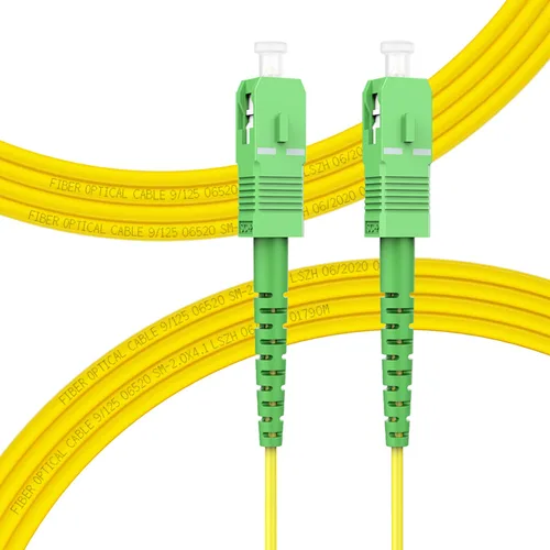 Miniatura 10 de Cable de Internet de fibra óptica LC/UPC a SC/APC, fibra de modo único OS2 0.5M/1.6 pies, Simplex, Opción de longitud: 1.6 ft-32.8 ft 9/125um