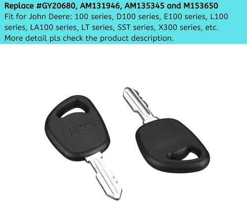 Miniatura 4 de GY20680 Llave de encendido para cortacésped John Dee re L100 L120 D110 D170 – Llave de encendido para tractor de césped AYP HU Troy Bilt Craftsman