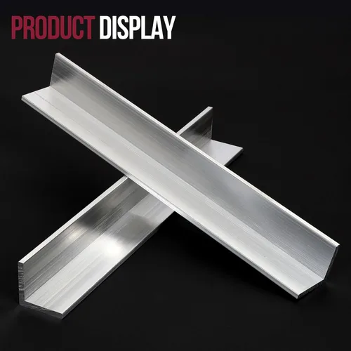Miniatura 6 de 2 PIEZAS de Ángulo de Aluminio 6061 de 1.5" x 1.5" x 1/5", Barra de Ángulo de Aluminio de 13 Pulgadas, Material de Molinillo T6511, Grosor de 5mm