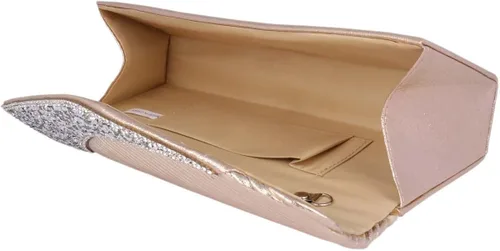 Miniatura 4 de Adoptfade Bolso de mano plisado de piel sintética para mujer