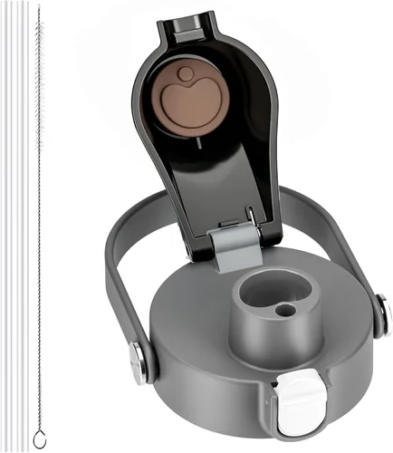 Miniatura 14 de Tapa 2 en 1 para tazas Owala Freesip, tapa de repuesto para Owala de 16 onzas, 24 onzas, 25 onzas, 32 onzas, 40 onzas, tapa superior de botella