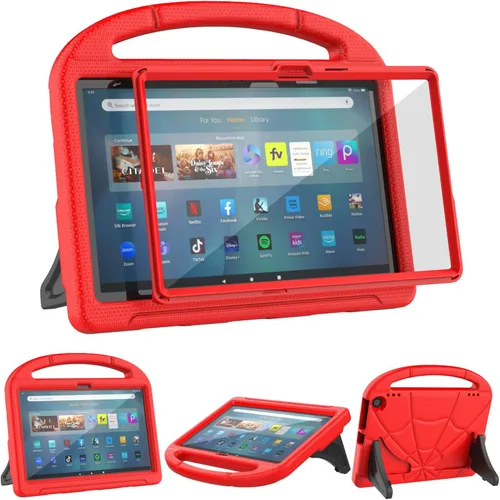 Miniatura 8 de Funda para tablet Amazon Fire Max 11 para niños (13ª generación, versión 2023), ligera, a prueba de golpes, con asa y soporte para tablet Kindle Azul