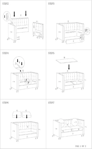 Miniatura 6 de Container Furniture Direct Novara - Sofá de terciopelo moderno de mediados de siglo, sofá biplaza copetudo, cómodo sofá, decoración de habitación