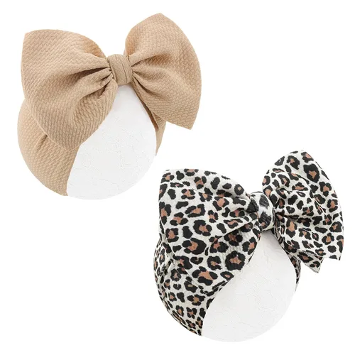 Miniatura 17 de Diademas de arco iris para el pelo para bebés, niñas, 2 unidades, recién nacidos, niños pequeños, accesorios para el cabello, lazo para la cabeza