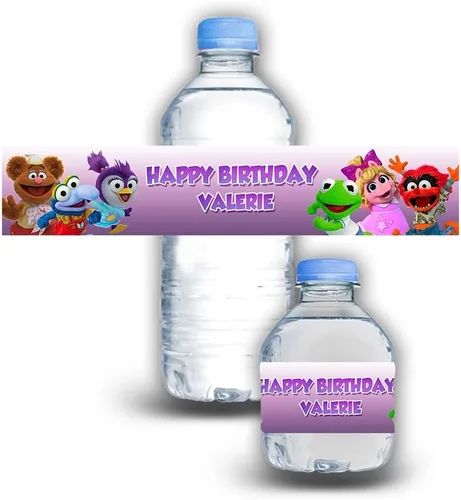 Miniatura 21 de Calcomanías impermeables para botellas de agua para niños, personalizables, paquete de 12 (coches)
