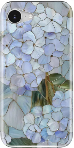 Miniatura 98 de Funda para iPhone 12 Mini, compatible con carga inalámbrica, protección de doble capa con elegante diseño de flores silvestres, silicona suave +