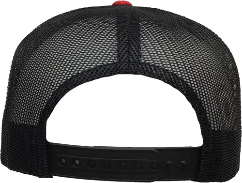 Miniatura 2 de Mexico JGL Gold EL Chapo GUZMÁN Sombrero Rojo Negro Malla Snapback Negro talla única
