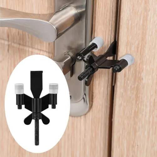 Topes mejorados para cerradura de puerta portátil, cerraduras de puertas de hotel para viajeros, casillero de seguridad, dispositivos de seguridad
