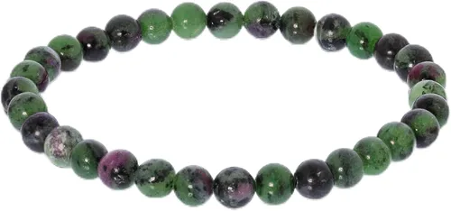 Miniatura 511 de Gem Avenue Handmade Round Bead Stretch Bracelet Unisex Natural Stone Beaded Jewelry for Men & Women, Elastic Wristband for Daily Wear