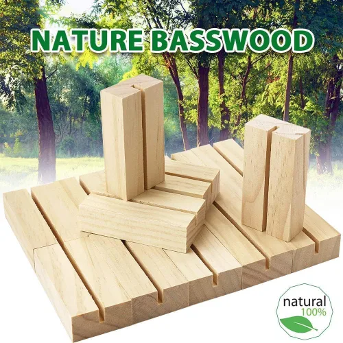 Miniatura 3 de 15 soportes de madera para números, soporte de madera para tarjetas, soporte para fotos, soporte acrílico para ceremonia, fiesta de cumpleaños