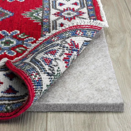 RUGPADUSA - Eco-Plush - 5 x 7 pies - 1/2 pulgada de grosor - 100% fieltro - Lujosa almohadilla acolchada para alfombra - Disponible en 3 grosores,