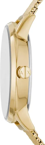 Miniatura 2 de Armani Exchange - Reloj de cuarzo de acero inoxidable para mujer con correa de cuero