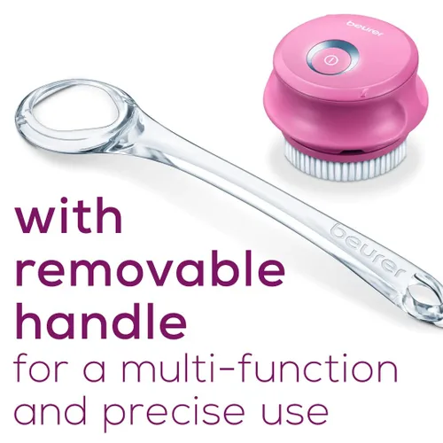 Miniatura 6 de Beurer FC55 - Limpiador corporal eléctrico para exfoliación y masaje, resistente al agua para ducharse, inalámbrico y recargable, cepillo giratorio