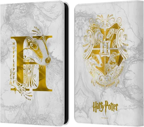 Miniatura 23 de Head Case Designs Funda de piel con licencia oficial de Harry Potter Gryffindor Aguamenti Deathly Hallows IX compatible con Kindle Paperwhite 1/2/3
